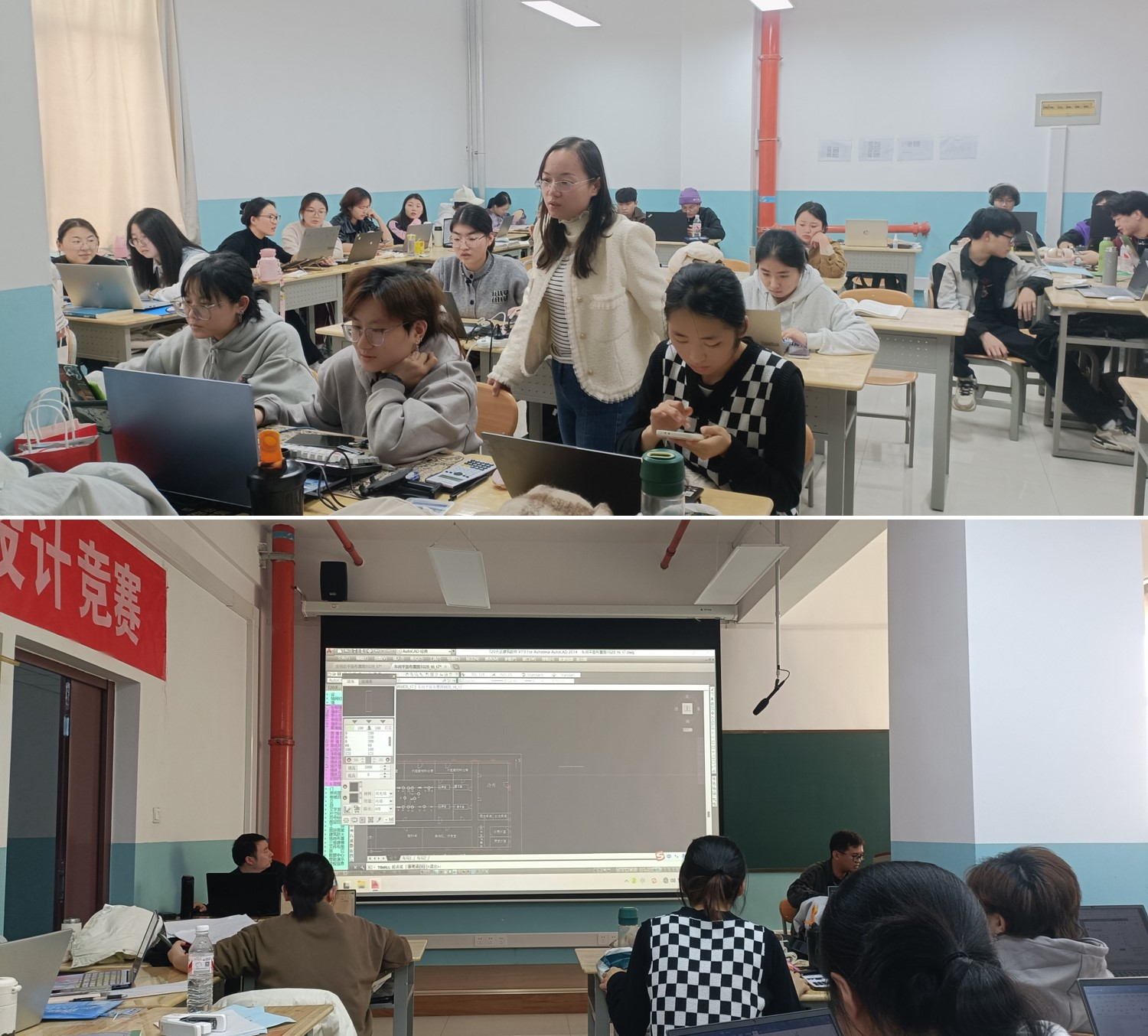 bwin官网建筑勘察设计院有限责任公司来校辅导我院学生课程设计